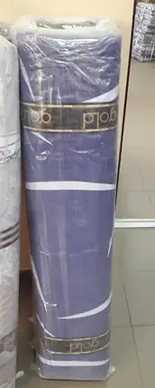 Яскрава синьо-фіолетова постільна тканина 220 см з абстрактним принтом, набивна Бязь Gold Lux 80% бавовни, рулон 50 м, фото 3