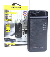 Power Bank Awei P140K 30 000 mAh 22.5W Black (20 шт/ящ)