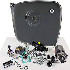 Гідравліка на тягач MAN МАН (бічний сталевий бак, одношестеренна КВП)