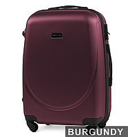 Дорожный чемодан средний wings 310 размер М средний бордовый чемодан из пластика крепкий чемодан на колесах