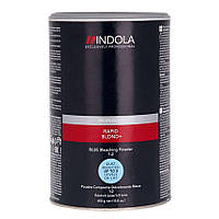 Беспылевой осветляющий порошок голубой Indola Profession Rapid Blond+ Blue Dust-Free Powder 450gr