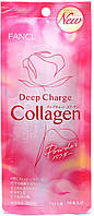 Fancl Deep Charge Collagen пептид коллагена с экстрактом розовых бутонов в порошке 3000 мг, 10 стиков