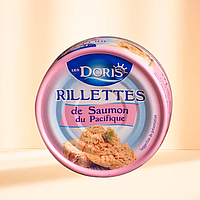 Паштет из тихоокеанского лосося "Doris Rillettes de Saumon du Pacifique". Франция