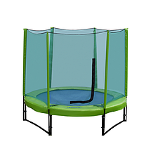 Батут круглий для дітей із захисною сіткою батут для стрибків батут для вулиці KIDIGO Premium Ukraine 244 см, фото 4