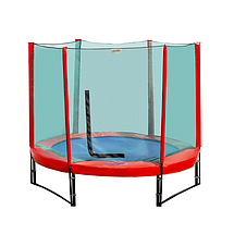 Батут круглий для дітей із захисною сіткою батут для стрибків батут для вулиці KIDIGO Premium Ukraine 244 см, фото 5
