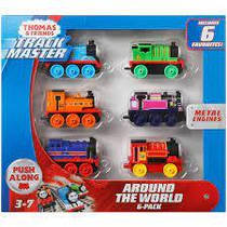 Набір із 6 потягів Томас і Друзі Навколо Світу Thomas & Friends TrackMaster Fisher-Price GKW16 Оригинал