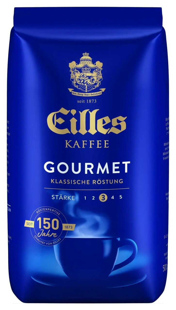 ОРИГІНАЛ! Кава в зернах Eilles Gourmet Cafe 500г J.J. Darboven, 100% арабіка, Німеччина (Eilles Kaffee Gourmet 500g)