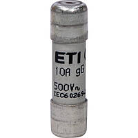 Запобіжник циліндричний ETI CH 10x38 gG 10A 500V (2651017)
