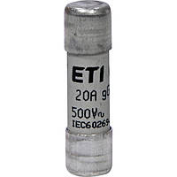 Запобіжник циліндричний ETI CH 10x38 gG 20A 500V (2651020)