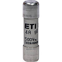 Запобіжник циліндричний ETI CH 10x38 gG 4A 500V (2651014)
