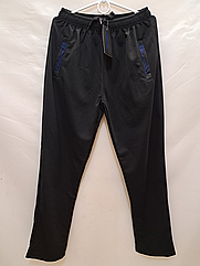 Чоловічі спортивні штани чорнi БАТАЛ 6670-1 весна- осiнь. вир-во Китай.