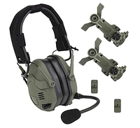 Активні тактичні навушники HD-16 для захисту слуху від гучних вибухів або пострілів