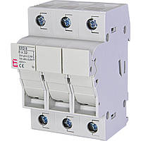 Разъединитель ETI EFD 8 для цилиндрических предохранителей размера 8x32 3P 20A 400V AC (2520004)