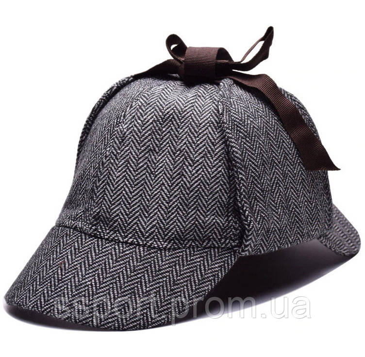 Кепка Шапельє шапка Шерлока Холмса RESTEQ, капелюх мисливця за оленями на розмір голови 55см