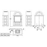 Піч-камін Stubotto C Hermetic Італія 11,0 кW, фото 3