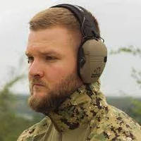 Активні військові навушники Walker's Razor Slim захист від вибухів BIG_659