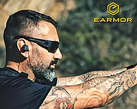 Беруші тактичні активні електронні для стрільби EARMOR m20t з Bluetooth берюши для стрельбы тектичиские берюши