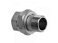 Згін американка 1/2 прямий, плоска прокладка KR.343 ТМ KOER