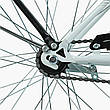 Велосипед міський Corso «TRAVEL» 26`` TR-7302 (1) колір білий, одношвидкісний, сталева рама 16.5``, корзина,, фото 2