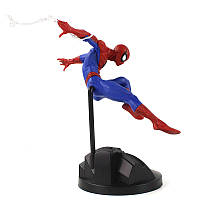 Фигурка человек паук на подставке. Фигурка из комиксов Spider Man 19 см. Игрушка Спайдер Мэн в коробке