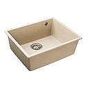 Кухонна мийка Platinum 5444 OASIS матова Сафарі, фото 2