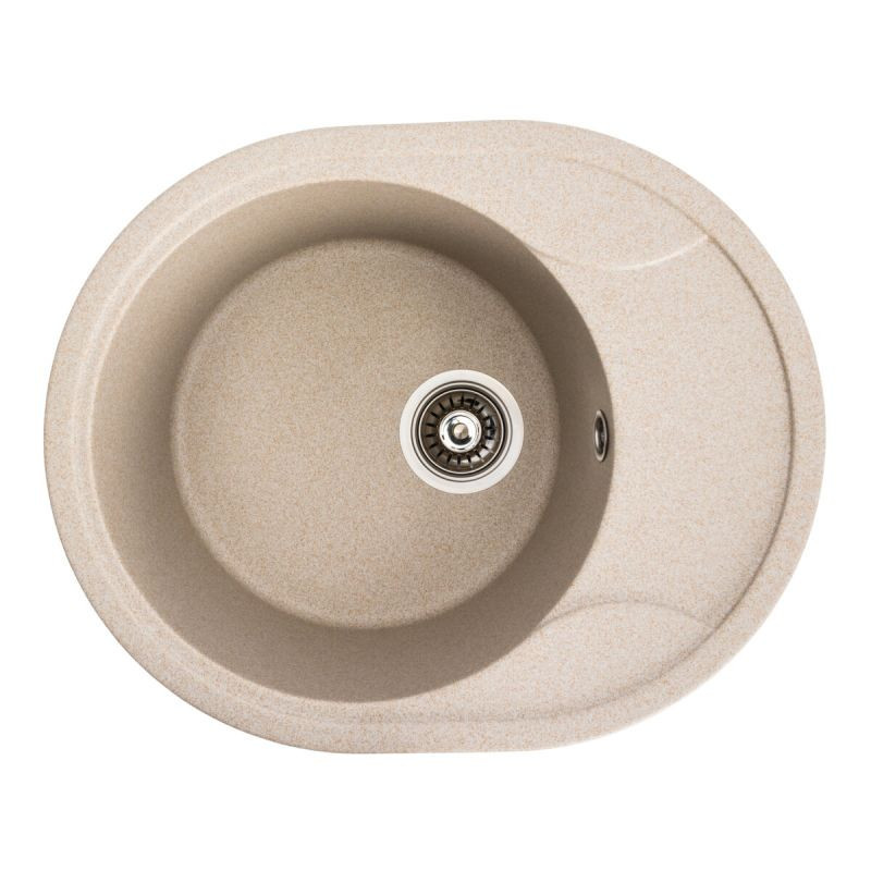 Кухонна мийка Platinum 5847 ONYX матова Сафарі, фото 1