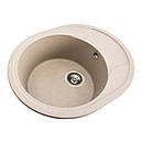 Кухонна мийка Platinum 5847 ONYX матова Сафарі, фото 2