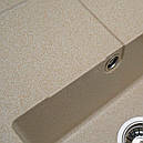 Кухонна мийка Platinum 5851 ARIA матова Сафарі, фото 3