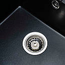 Кухонна мийка Platinum 5851 ARIA матова Чорний металік, фото 3