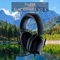 Навушники Razer BlackShark V2 X с адаптивным звуком для игр и микрофоном для ПК Ноутбука c качественным звуком