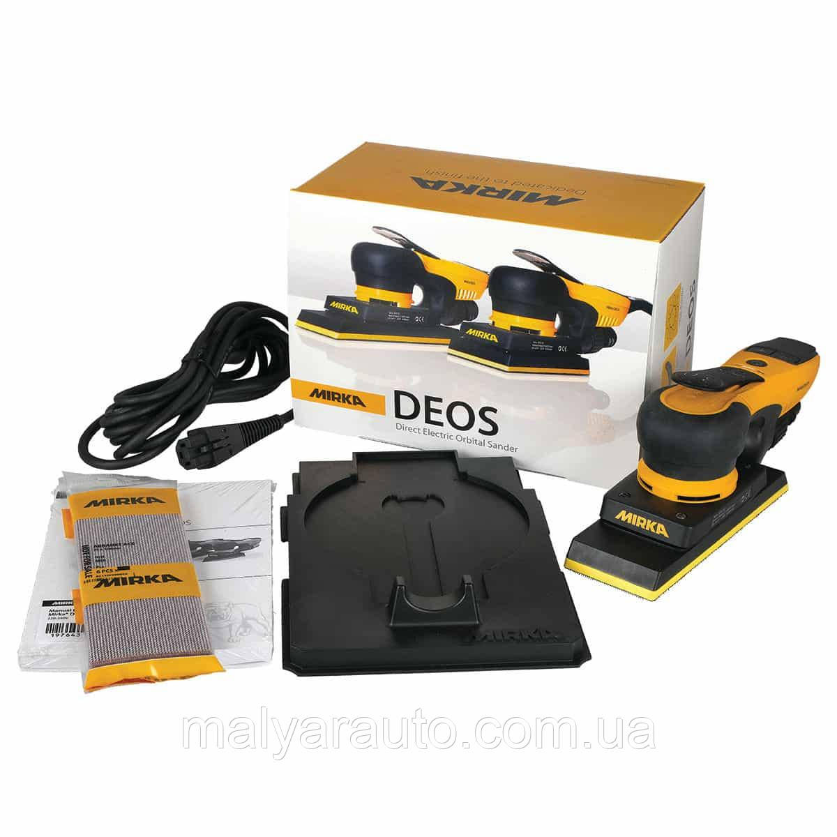 Шліфувальна машинка Mirka DEOS 383CV 220B, 70*198mm, 3.0