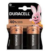 Батарейка лужна DURACELL D/LR20/MN1300 KPN, 2шт у блістері, ціна за блістер