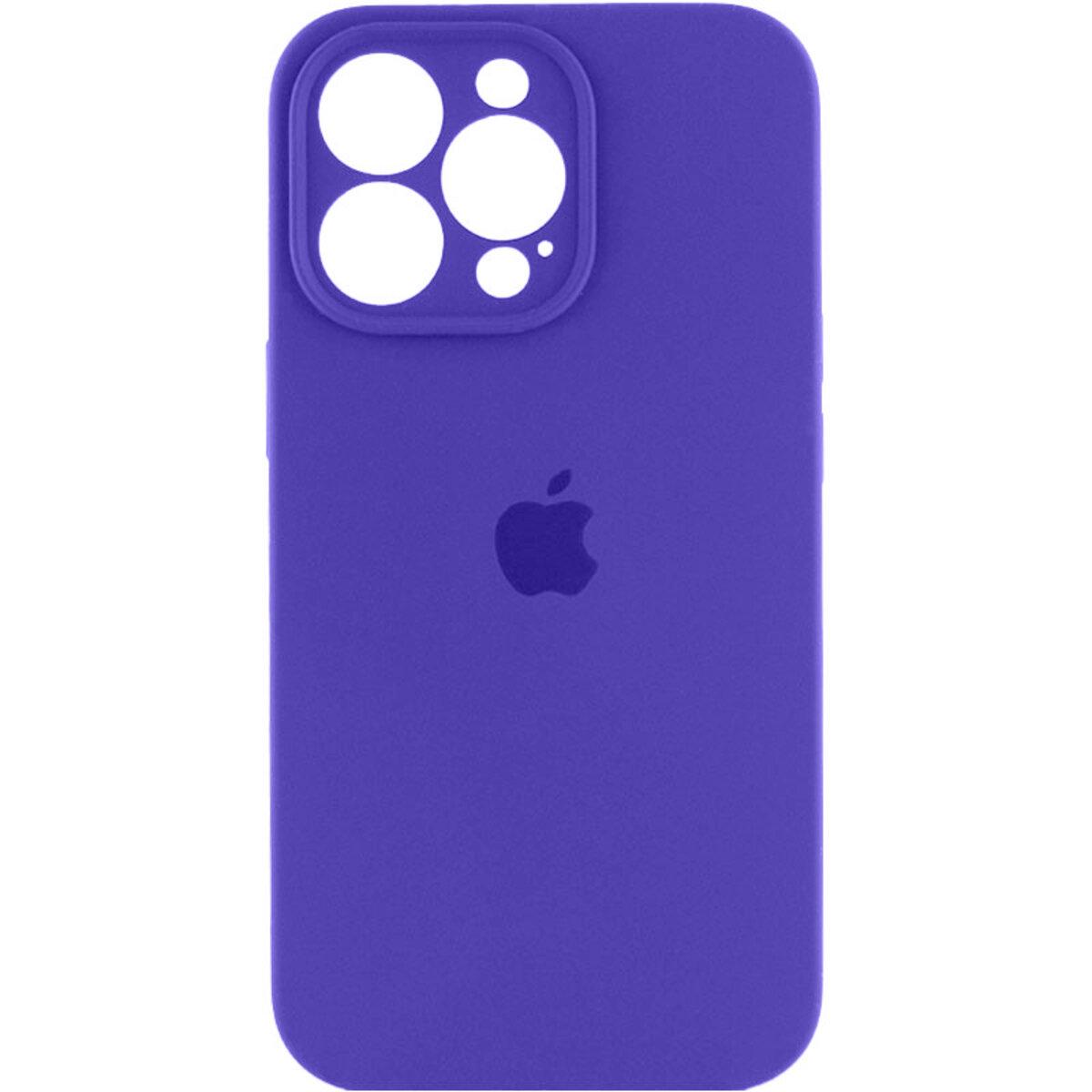 Чохол для iPhone 13 Pro Max Silicone Full Case AA Camera Protect, Dark Purple