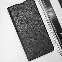 Кожаный чехол книжка черный для Samsung Galaxy A55 , чохол книжка подставка на самсунг а55 с визитницей