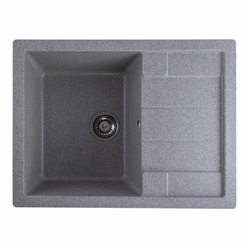 Кухонна мийка Platinum 6550 INTENSO матова Сірий, фото 1