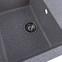 Кухонна мийка Platinum 6550 INTENSO матова Сірий, фото 3