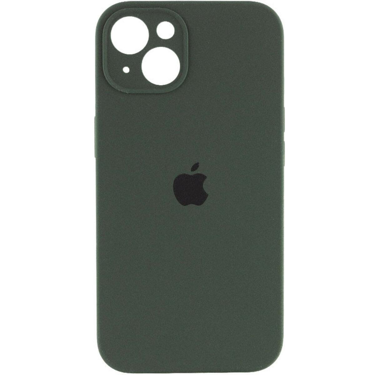 Чохол для iPhone 14 Silicone Full Case Camera Protect, Atrovirens
