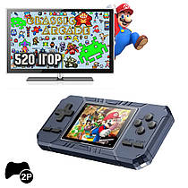 Ігрова ретро приставка Game Console S8 2.4" - 520 ігор, консоль для ТВ (AV), приставка 8 біт на 2 гравці