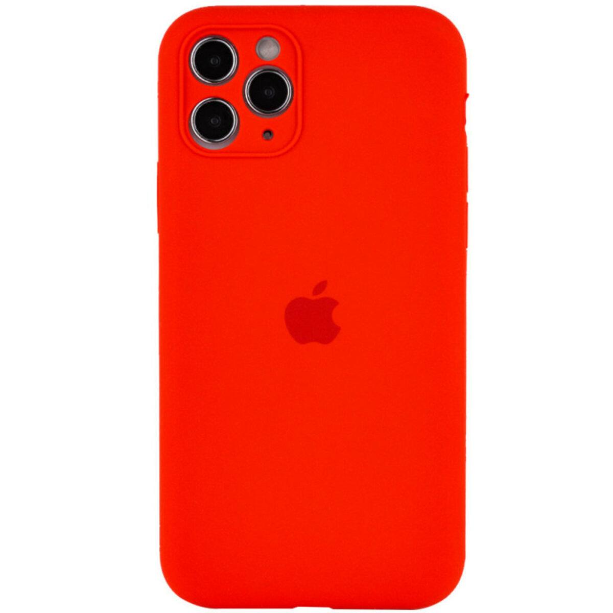 Чохол для iPhone 12 Pro Max Silicone Full Case Camera Protect, Red