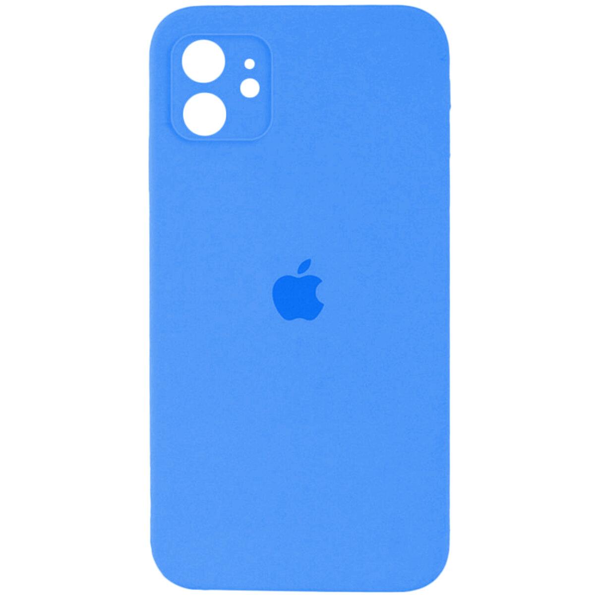 Чохол для iPhone 12 Silicone Full Case Camera Protect, Surf Blue