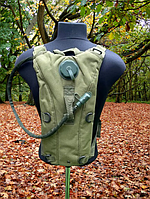 Рюкзак для воды тактический Гидратор KMS 2,5л/ рюкзак для воды олива