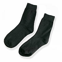 Термоноски мужские "Аляска" р.40-46 (2 пары), Черные теплые носки мужские - носки термо (термошкарпетки) (ЮА)