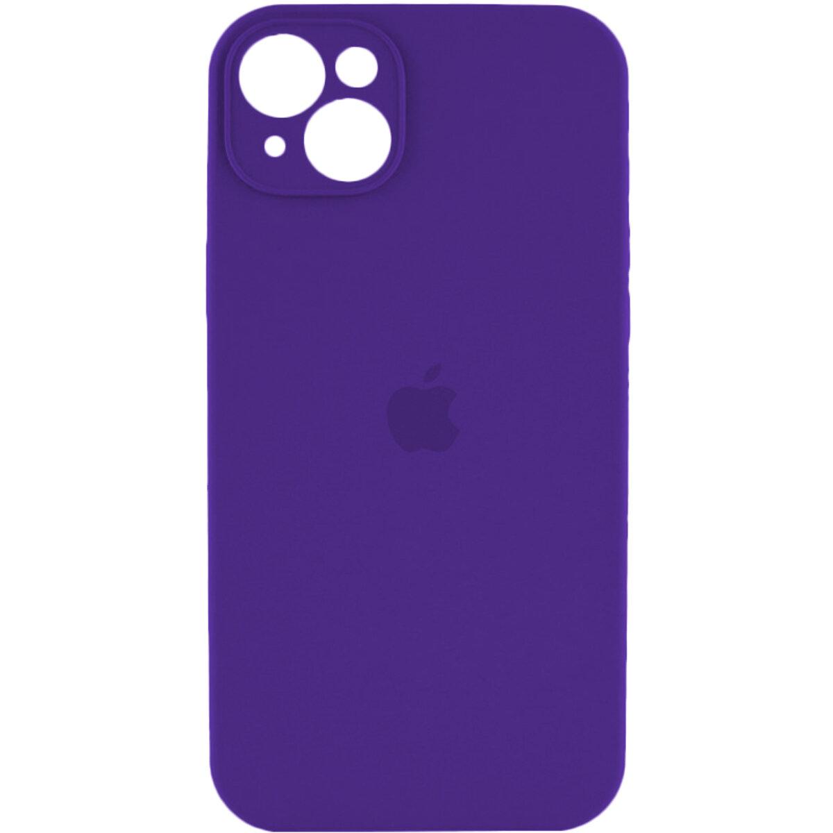 Чохол для iPhone 14 Silicone Full Case Camera Protect, Amethist