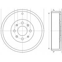 Тормозной барабан Bosch 0 986 477 208 - Топ Продаж!