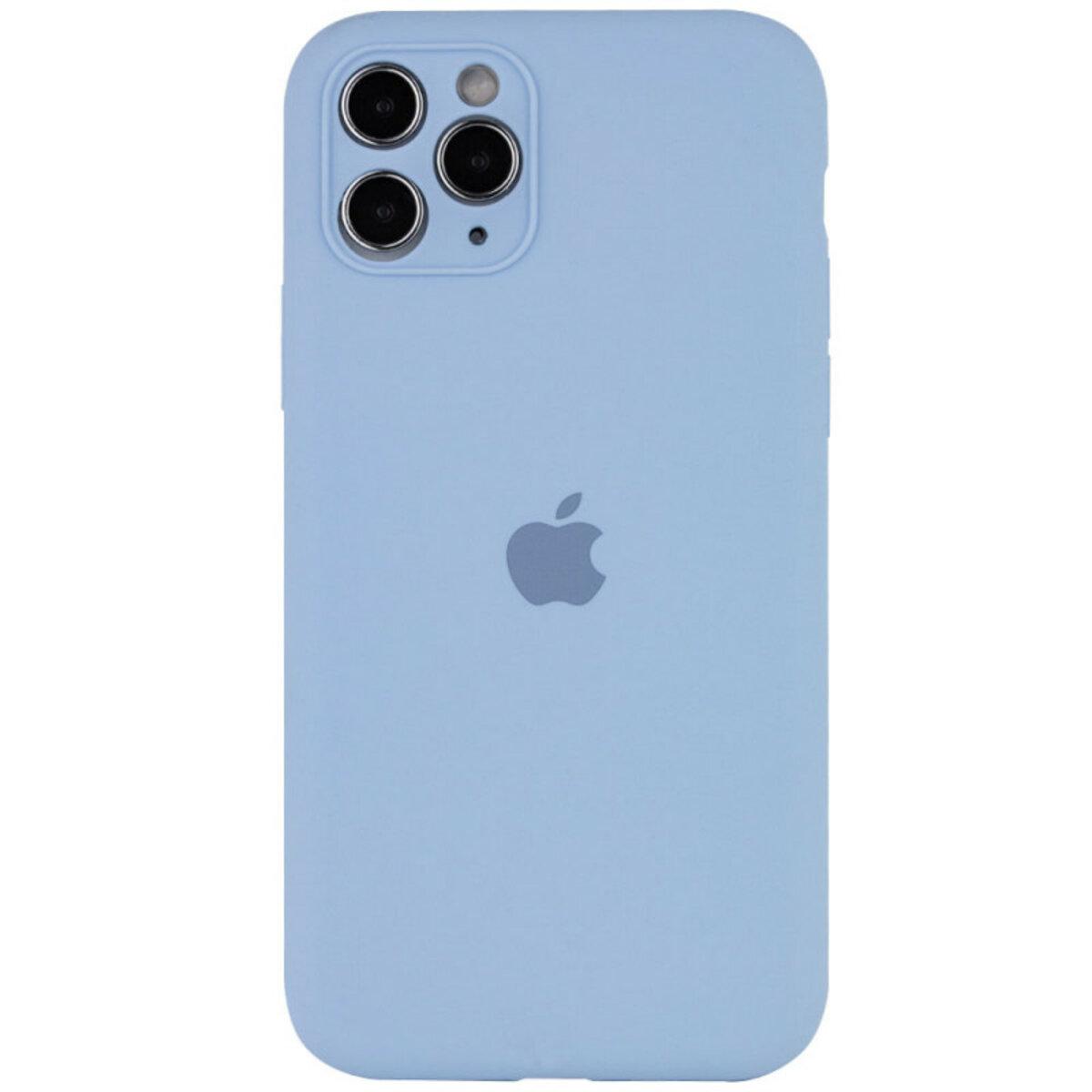 Чохол для iPhone 11 Pro Max Silicone Full Case Camera Protect, Cornflower