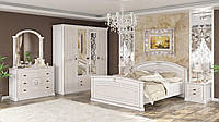 Спальня Алабама со шкафом 4Д, кровать 160+ вклад под матрац Мебель Сервис