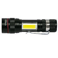 Ручной фонарь аккумуляторный BL-520-T6 Черный, карманный фонарик светодиодный LED T6+COB (ліхтар ручний) (ЮА)