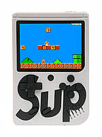 Портативная ретро приставка с джойстиком Retro Gamebox Sup 400 in 1 денди карманная игровая 8 бит Белая (ЮА)