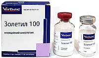 Засіб для загальної анестезії кішок і собак Virbac Золетіл 100 5 мл