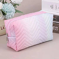 Жіноча косметичка Колір градієнт пудрова